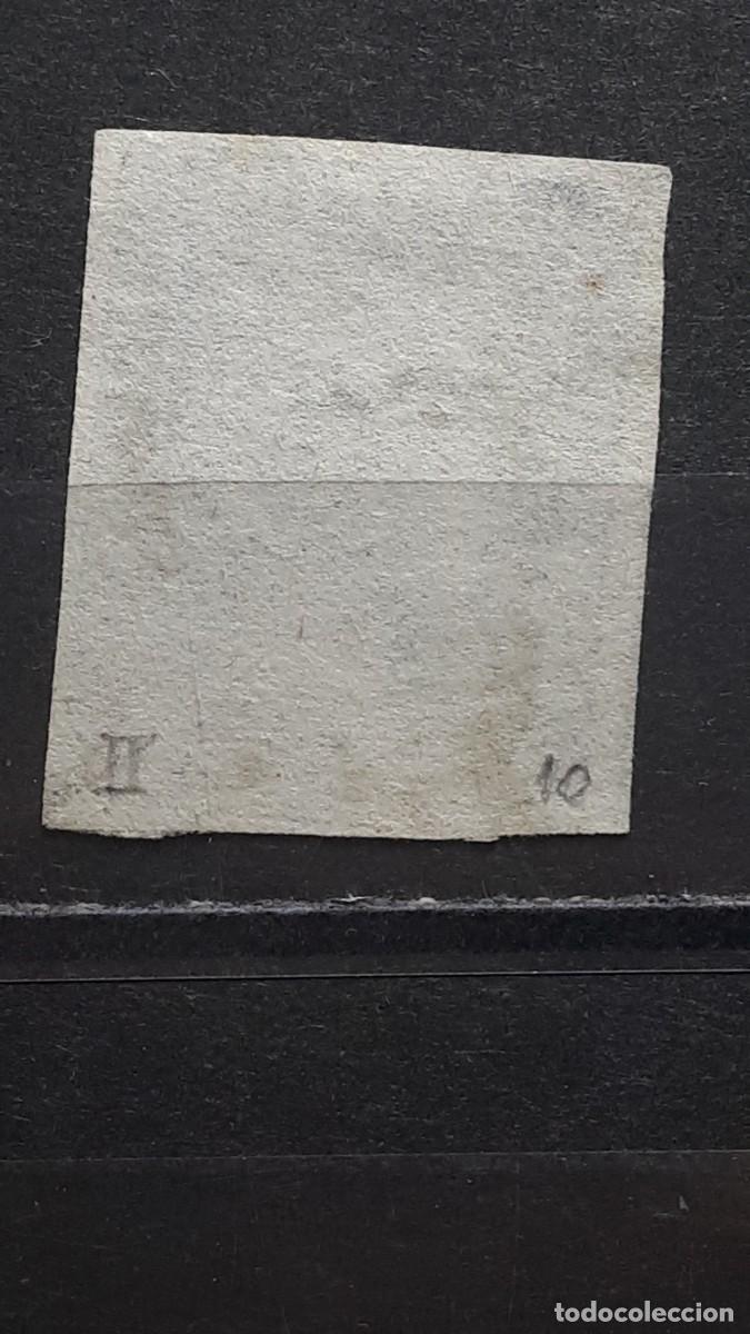 Sellos: ESPA&Ntilde;A &deg;. A&Ntilde;O 1850. EDIFIL 1A - Foto 2