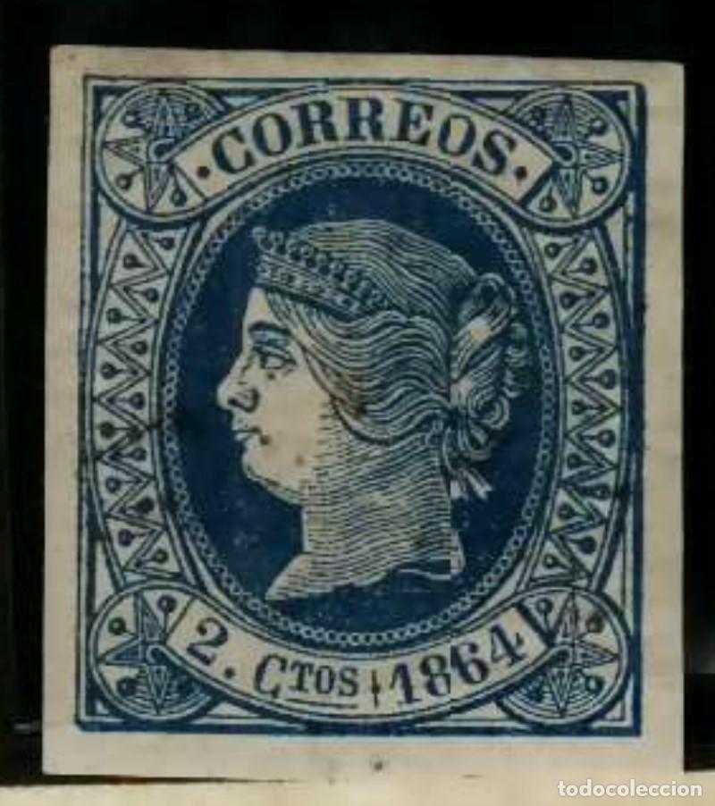 Sellos: FA2412. Emision 1-01-1864. Valor de 2 cuartos NUEVO - Foto 1