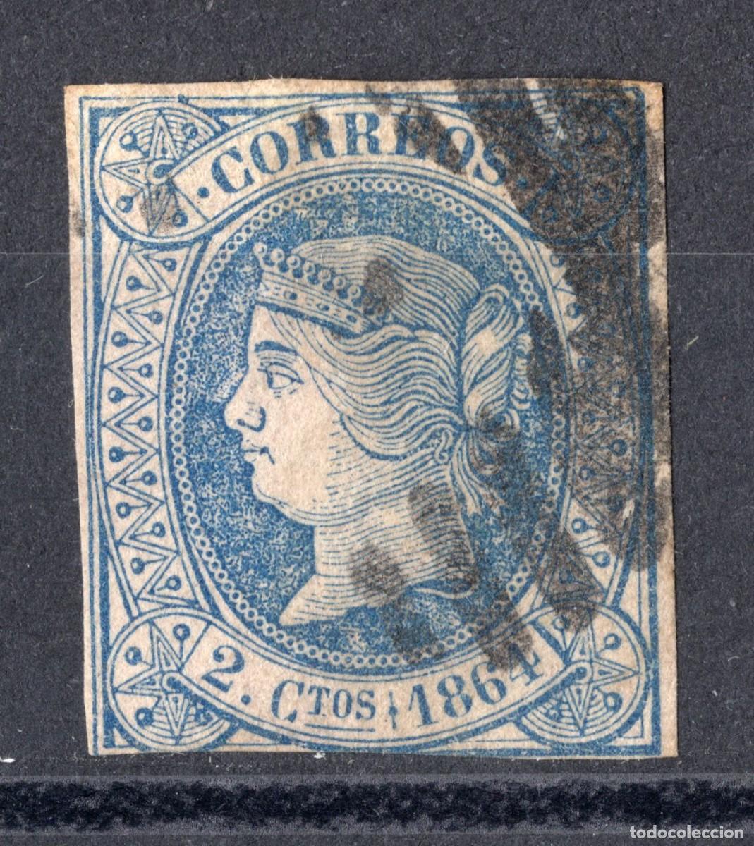 Sellos: 1864 - Isabel II. Edifil 63 - Foto 1