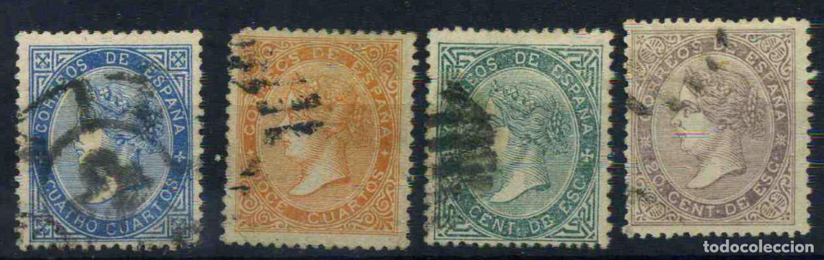 Sellos: Espa&ntilde;a 1867 - Isabel II - Foto 1