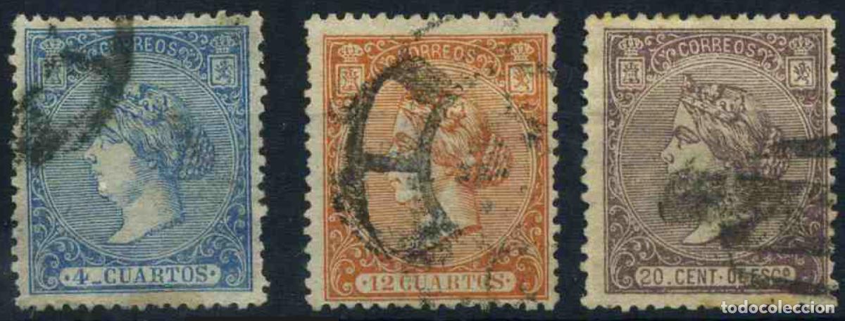 Sellos: Espa&ntilde;a 1866 - Isabel II - Foto 1