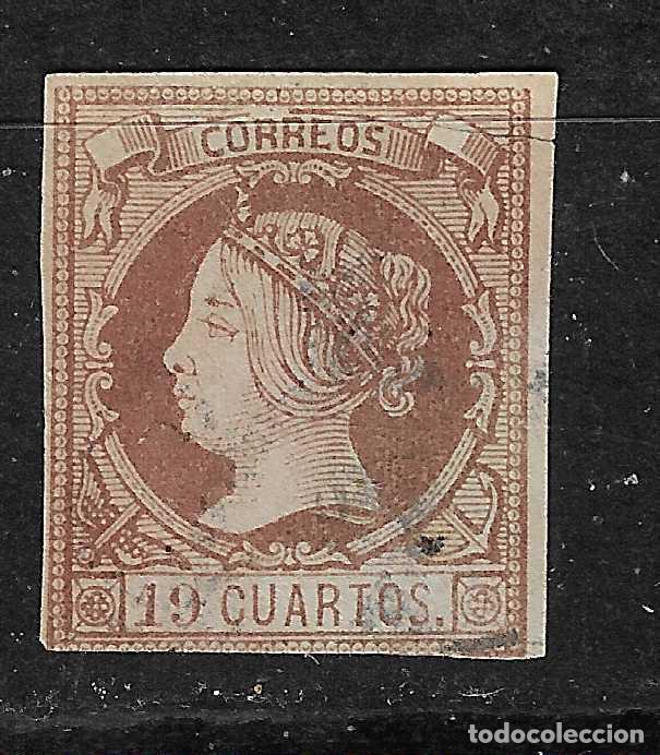 Sellos: 1860 ISABEL II EDIFIL 54&ordm; USADO - Foto 1