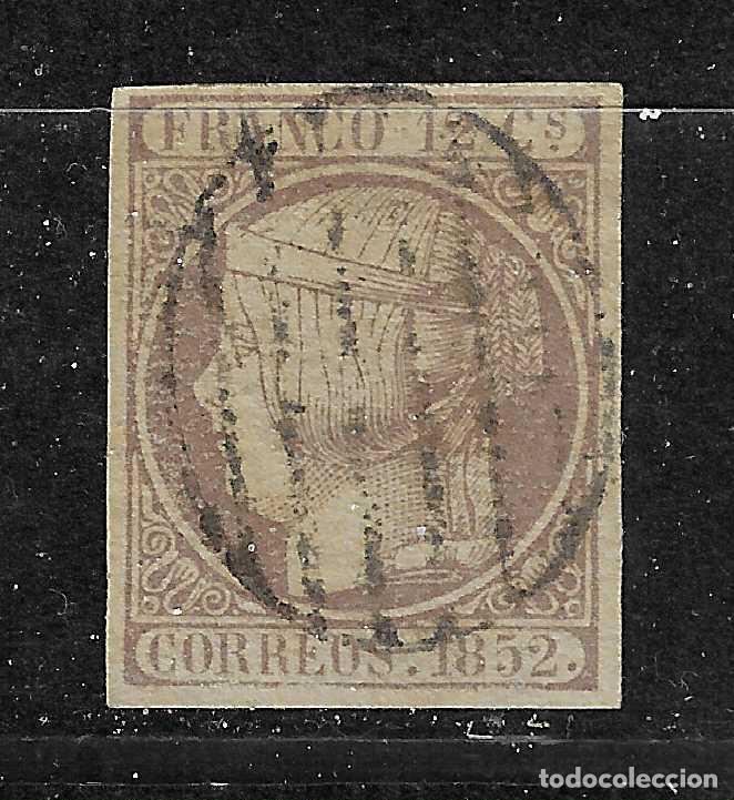 Sellos: 1852 ISABEL II EDIFIL 13&ordm; USADO - Foto 1