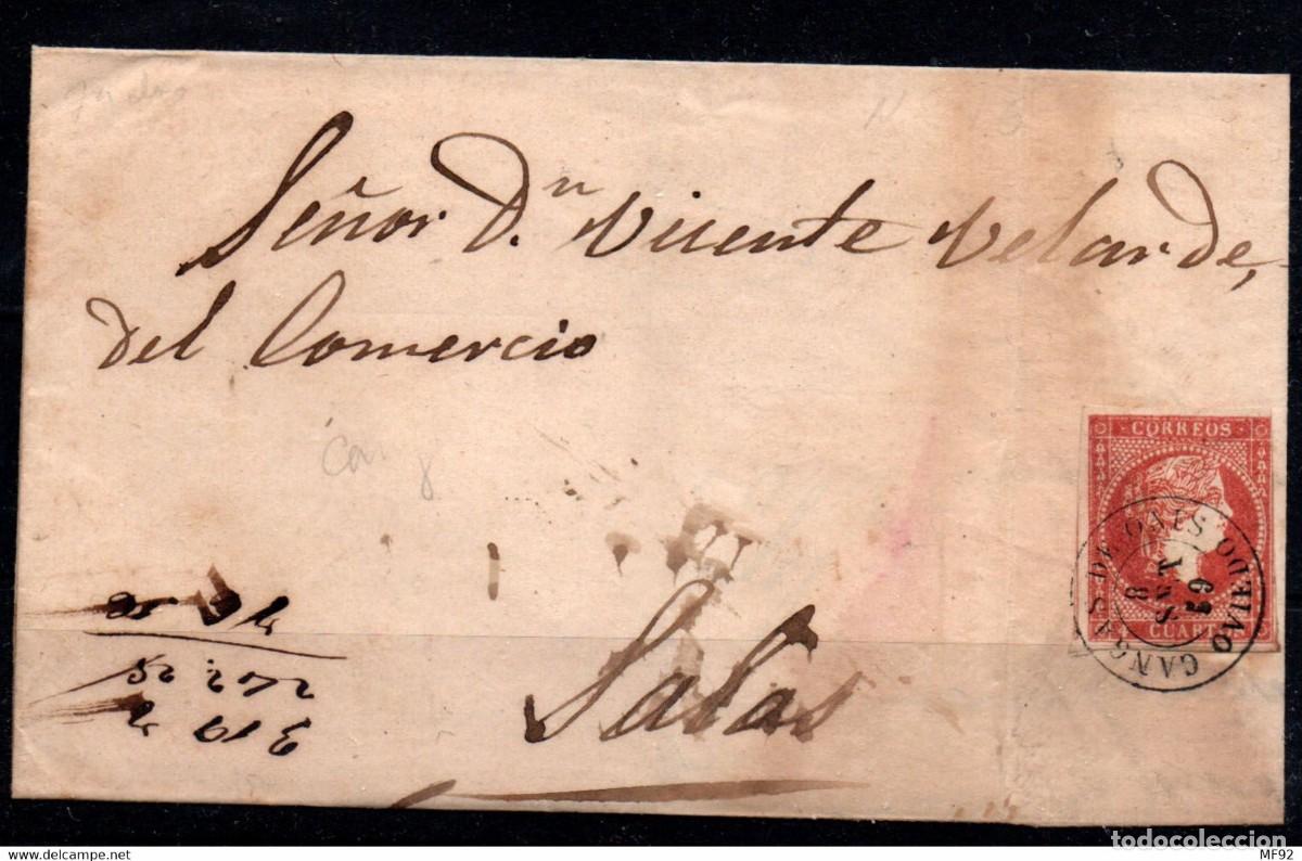 Sellos: Espa&ntilde;a n&ordm; 48. A&ntilde;o 1859 - Foto 1