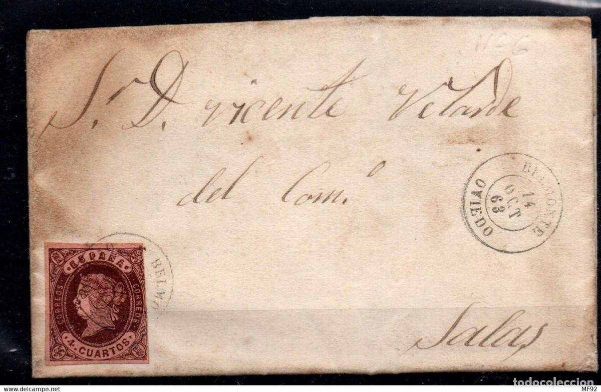 Sellos: Espa&ntilde;a n&ordm; 58. A&ntilde;o 1862 - Foto 1