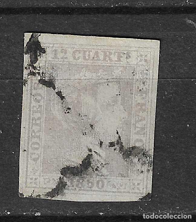 Sellos: 1850 ISABEL II EDIFIL 2&ordm; USADO - Foto 1