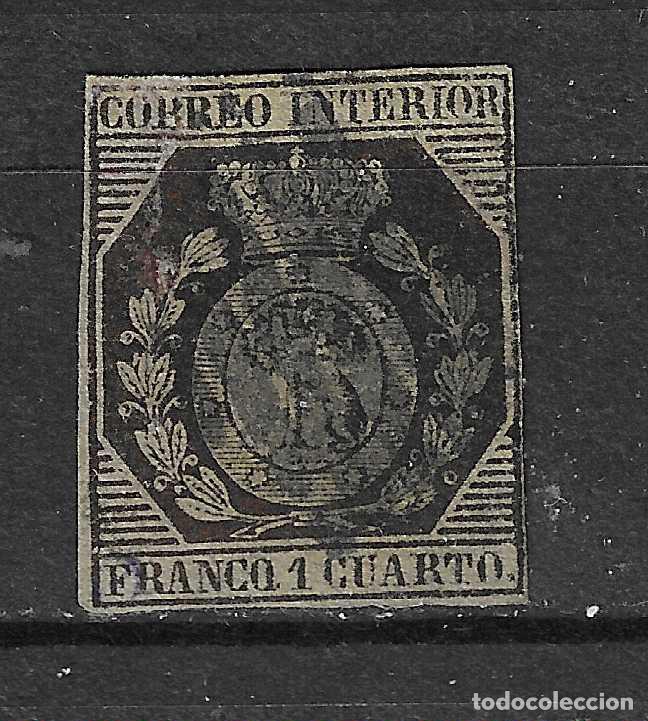 Sellos: 1853 ISABEL II EDIFIL 22&ordm; USADO - Foto 1
