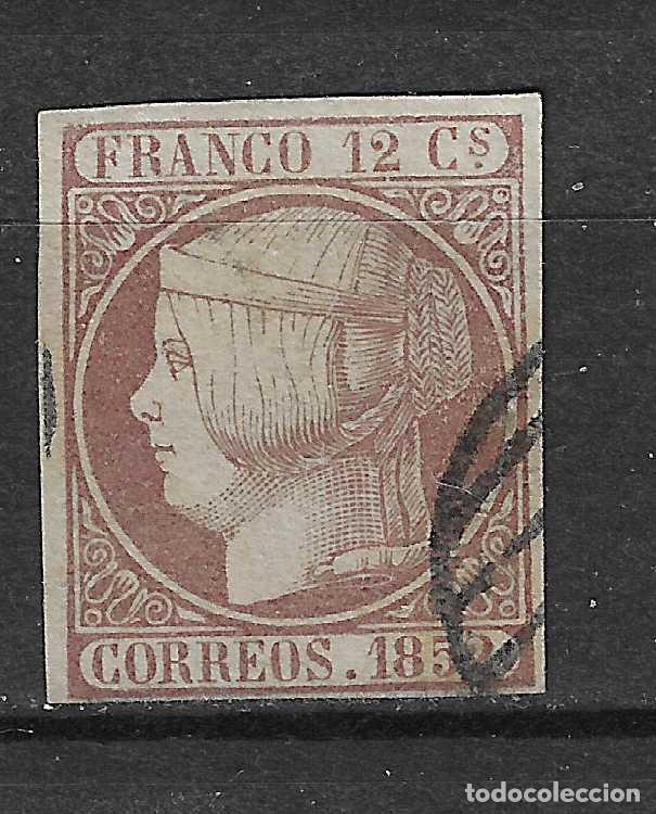 Sellos: 1852 ISABEL II EDIFIL 13&ordm; USADO - Foto 1