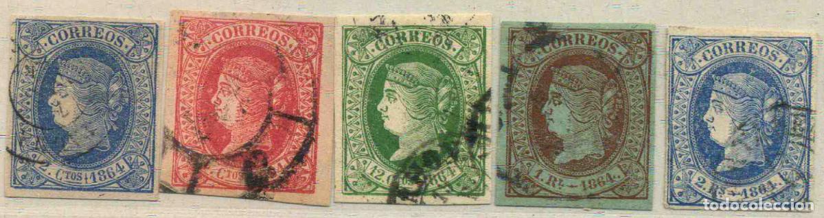 Sellos: Espa&ntilde;a 1864 (usados) - Foto 1