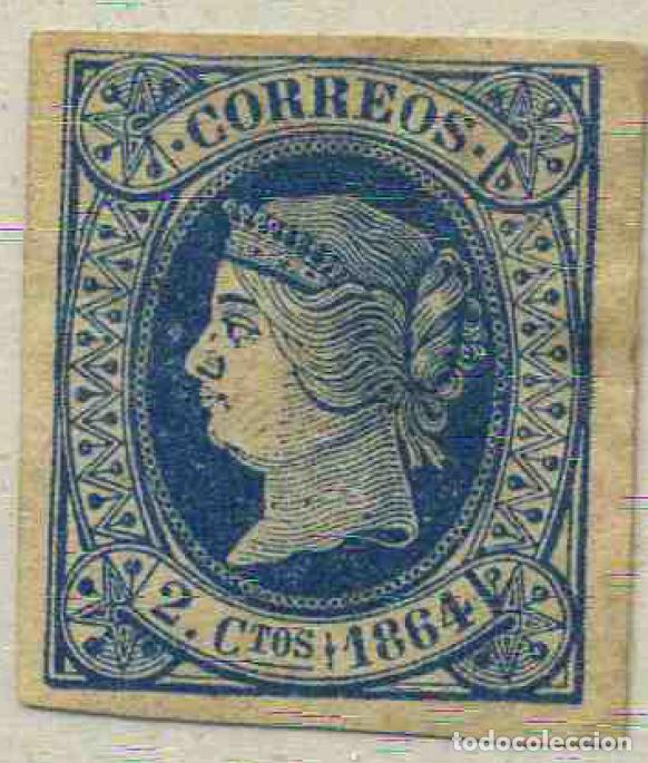 Sellos: Espa&ntilde;a 1864 Edifil 63 (nuevo) - Foto 1