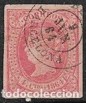 Sellos: 1864 Isabel II, EDIFIL n&ordm; 64 (o) - Foto 1