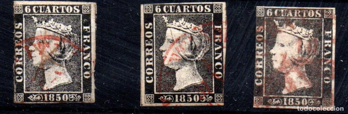 Sellos: Espa&ntilde;a n&ordm; 1, 1A. A&ntilde;o 1850 - Foto 1