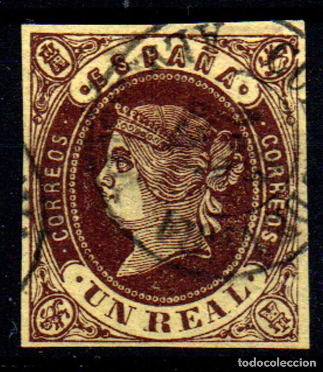Sellos: Espa&ntilde;a n&ordm; 61. A&ntilde;o 1862 - Foto 1
