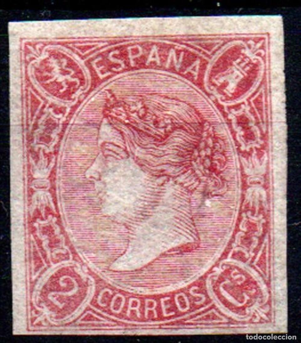 Sellos: Espa&ntilde;a n&ordm; 69. A&ntilde;o 1865 - Foto 1