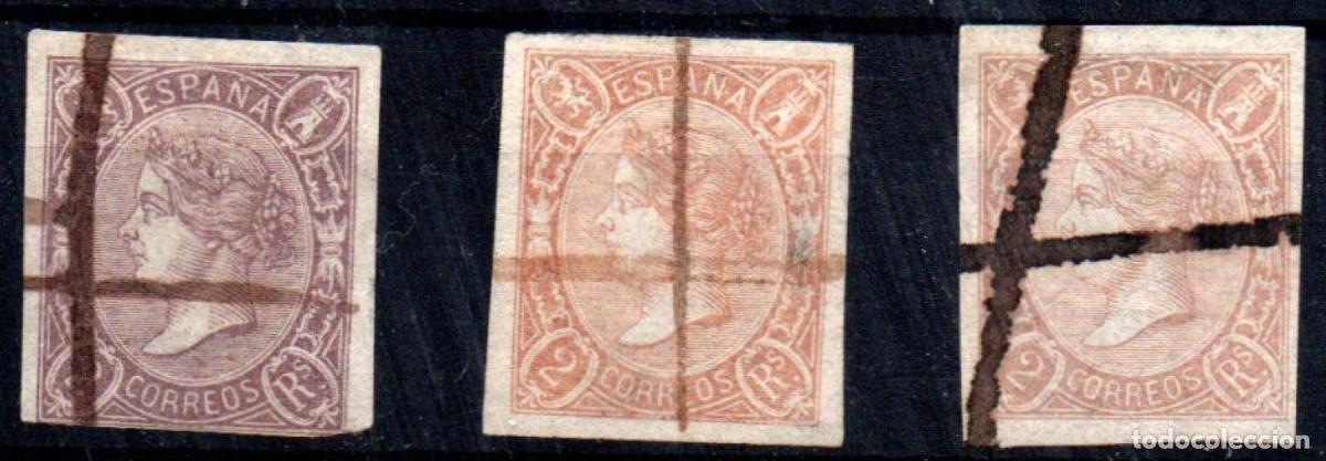 Sellos: Espa&ntilde;a n&ordm; 73, 73A. A&ntilde;o 1865 - Foto 1