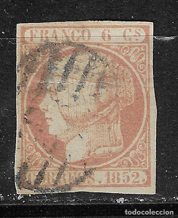 Sellos: 1852 ISABEL II EDIFIL 12&ordm; USADO - Foto 1