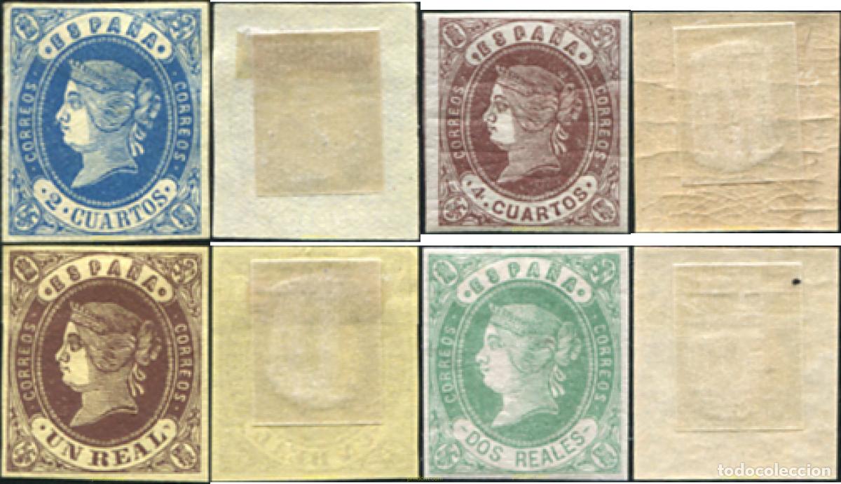 Sellos: 729809 HINGED ESPA&Ntilde;A 1862 ISABEL II - Foto 1