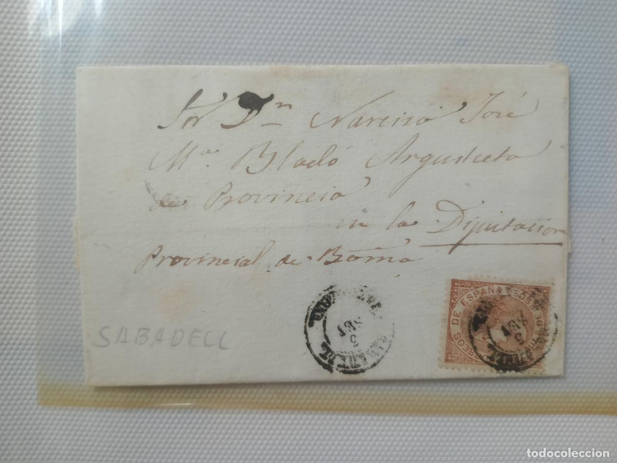 Sellos: Sabadell a Barcelona. Carta circulada - Foto 1