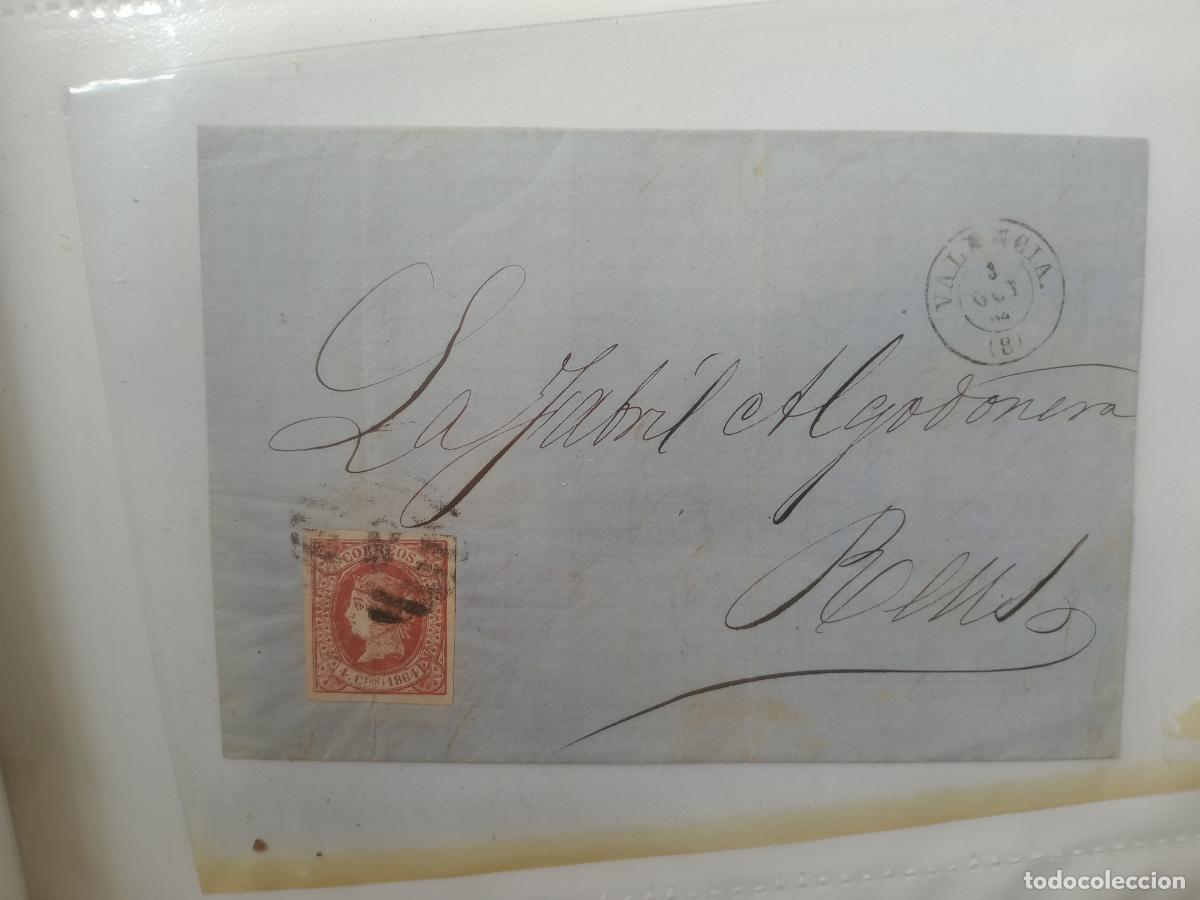 Sellos: Valencia a Reus. Carta circulada - Foto 1