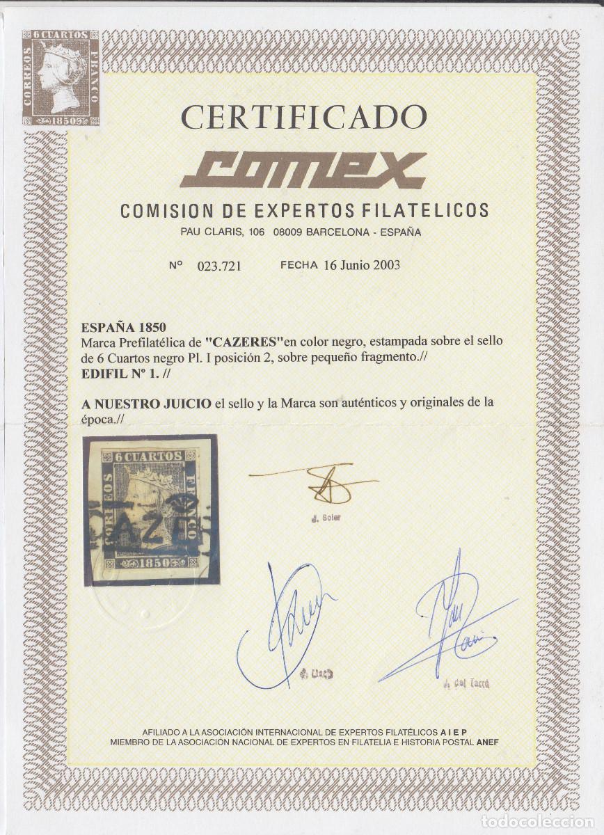 Sellos: EDIFIL N&ordm; 1-CACERES CORONADA-TIPO-2- - Foto 2