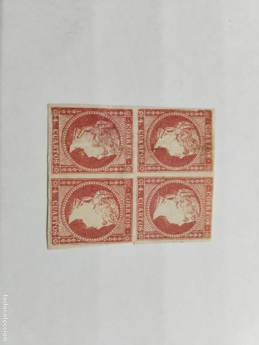 Sellos: ESPA&Ntilde;A - 1855 - ISABEL II - EDIFIL 48 -B-4 - AUTENTICOS - MNH** - V.CAT.1900&euro;