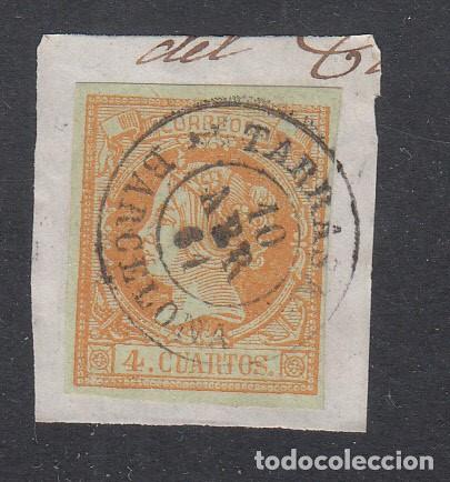 Sellos: ISABEL II N&Uacute;M. 52 CON MATASELLOS DE TERRASSA - Foto 1