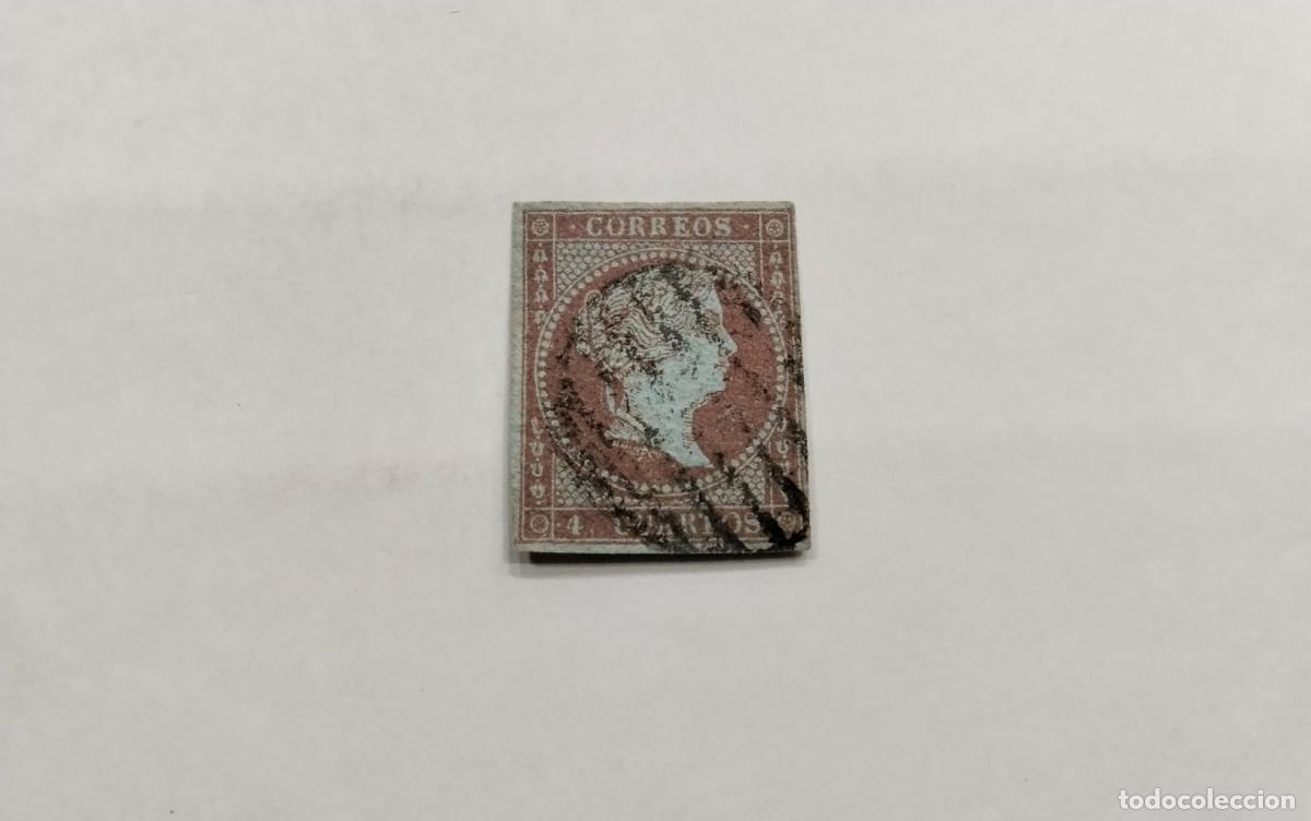 Sellos: ESPA&Ntilde;A - 1855 - ISABEL II - EDIFIL 40 - Foto 1