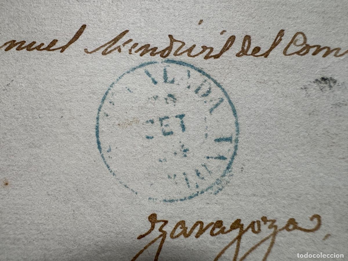 Sellos: Envuelta IGUALADA 1854 a Barcelona - Foto 3