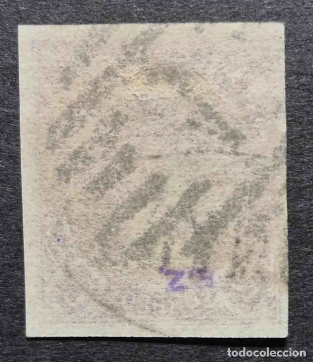 Sellos: Espa&ntilde;a 1865 - Isabel II, 2 cuartos (Edifil 69 &ordm;) - Foto 2