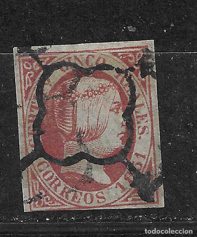 Sellos: 1851 ISABEL II EDIFIL 9&ordm; USADO - Foto 1