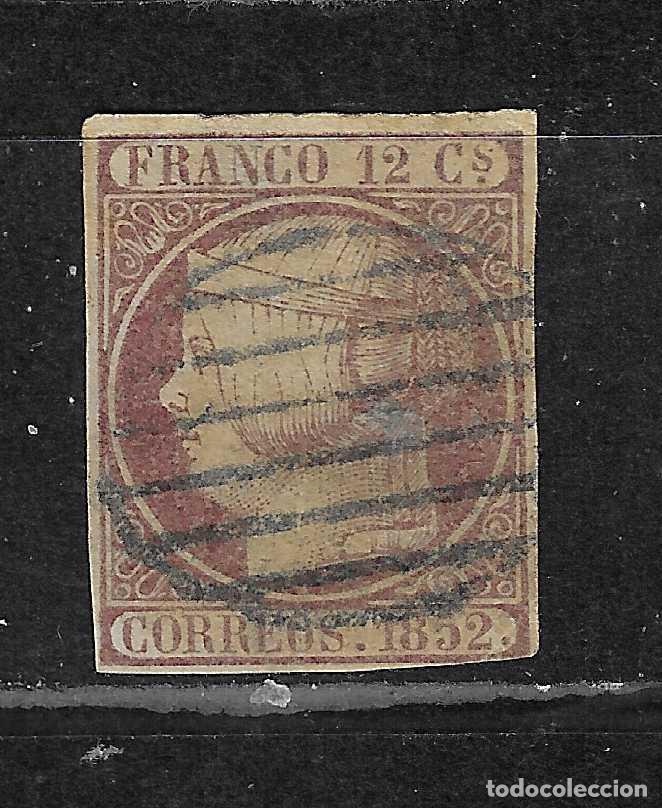 Sellos: 1852 ISABEL II EDIFIL 13&ordm; USADO - Foto 1
