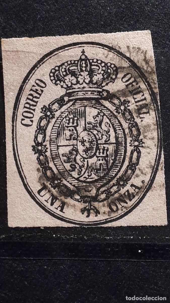 Sellos: ESPA&Ntilde;A. A&Ntilde;O 1855. &deg;. EDIFIL 36 - Foto 1