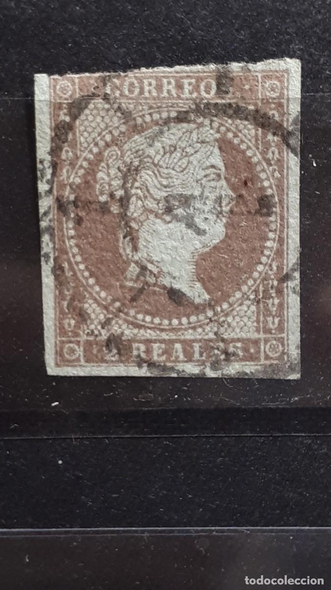 Sellos: ESPA&Ntilde;A. A&Ntilde;O 1855. &deg;. EDIFIL 42 - Foto 1