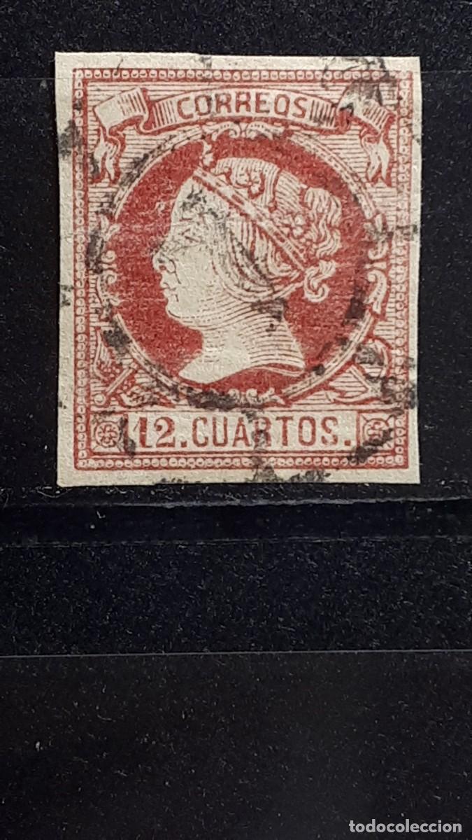 Sellos: ESPA&Ntilde;A. A&Ntilde;O 1860. &deg;. EDIFIL 53 - Foto 1