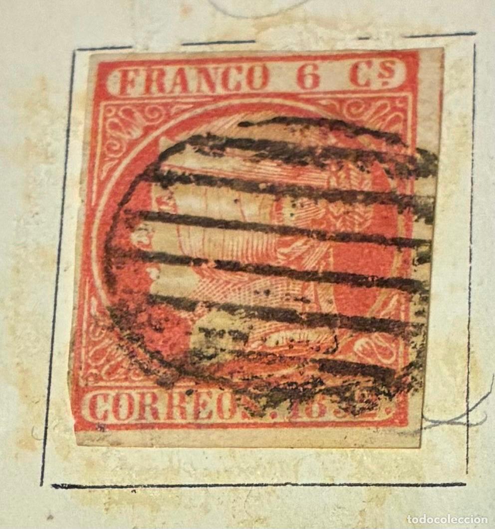 Sellos: SELLO ESPA&Ntilde;A 1852, ISABELII - Foto 1