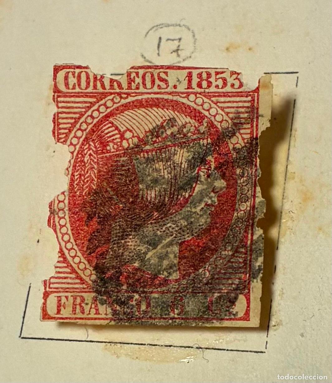 Sellos: SELLO ESPA&Ntilde;A 1853, ISABEL II - Foto 1