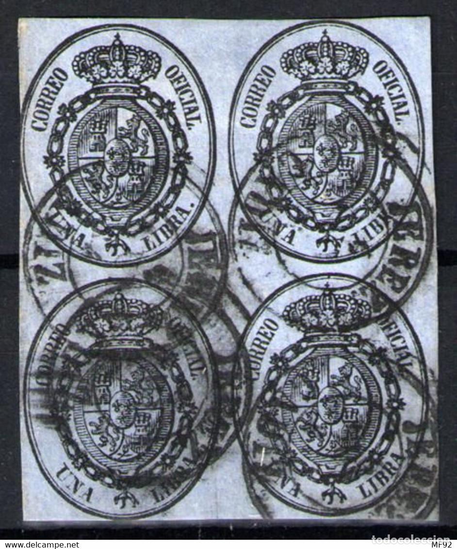 Sellos: Espa&ntilde;a n&ordm; 38. A&ntilde;o 1855 - Foto 1