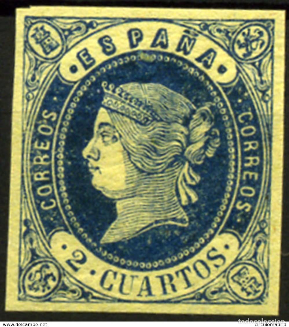 Sellos: Espa&ntilde;a n&ordm; 57. A&ntilde;o 1862 - Foto 1