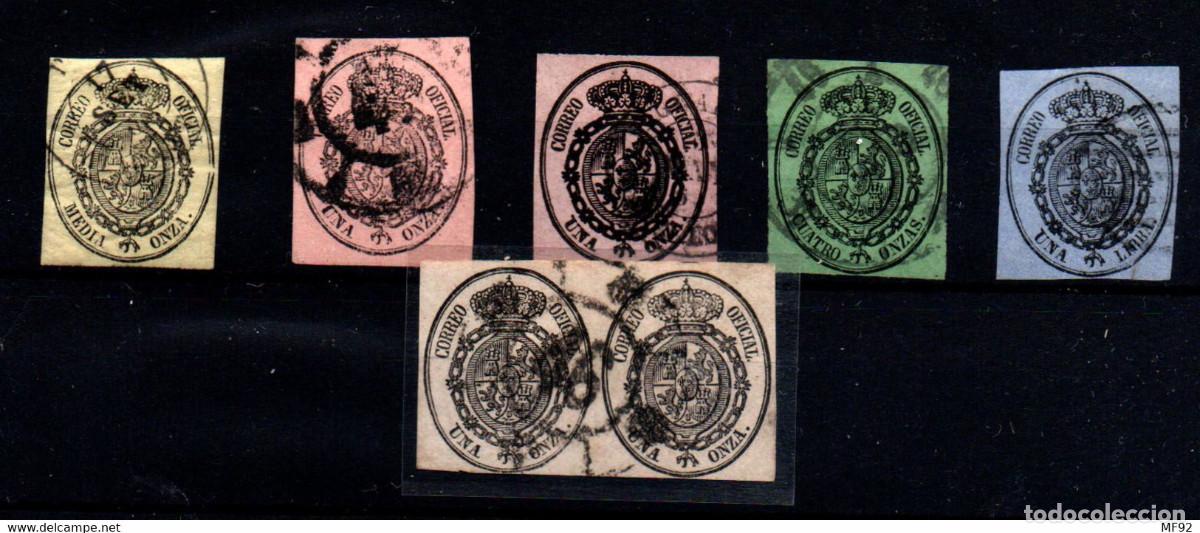 Sellos: Espa&ntilde;a n&ordm; 35/8 A&ntilde;o 1855 - Foto 1