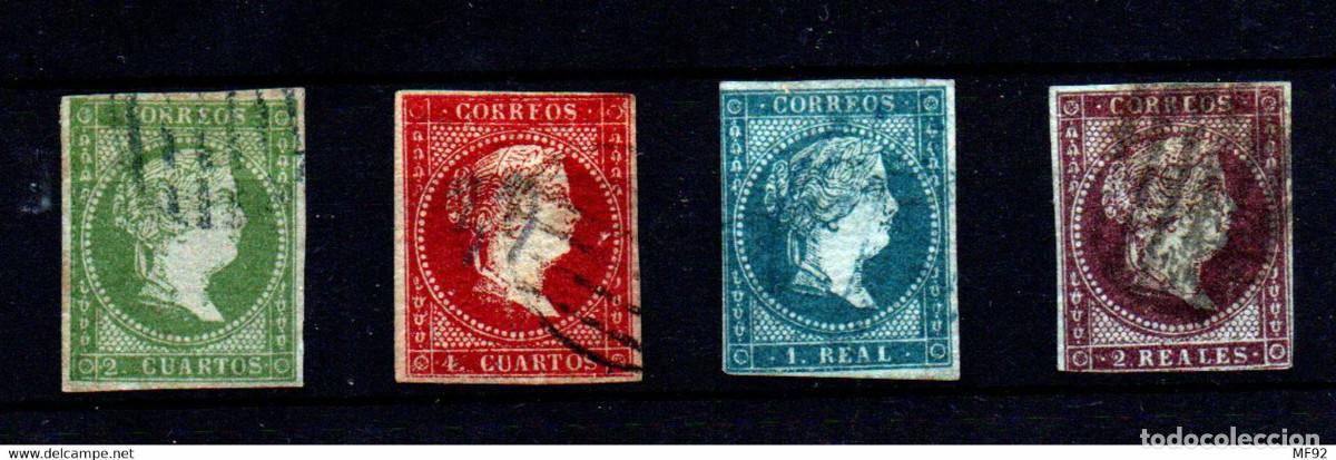 Sellos: Espa&ntilde;a n&ordm; 39/42 A&ntilde;o 1855 - Foto 1