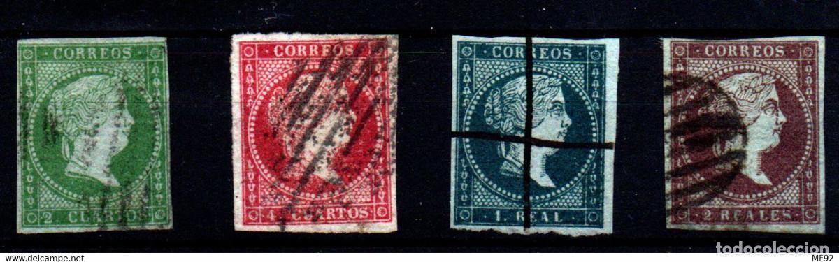 Sellos: Espa&ntilde;a n&ordm; 39/42 A&ntilde;o 1855 - Foto 1