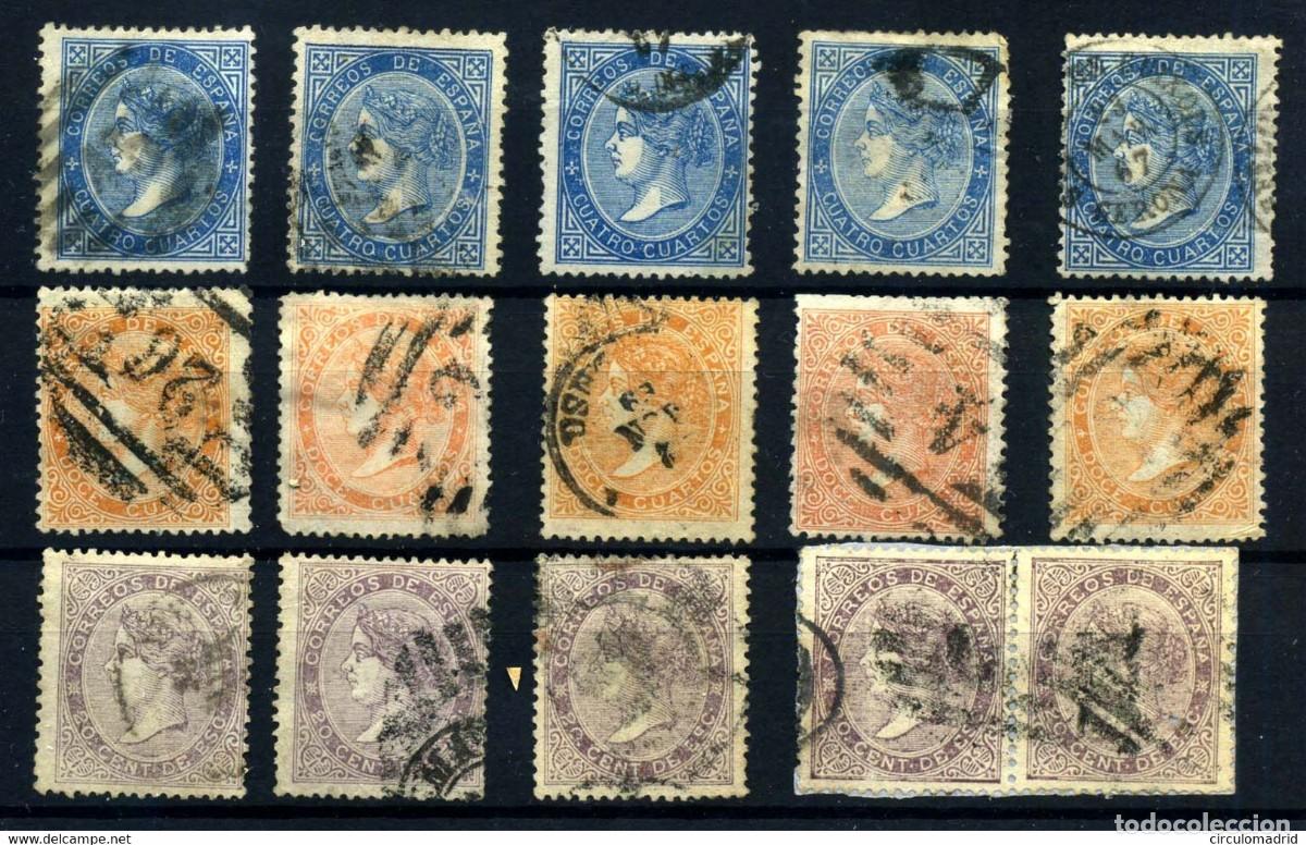 Sellos: Espa&ntilde;a n&ordm; 88/9, 92. A&ntilde;o 1867 - Foto 1