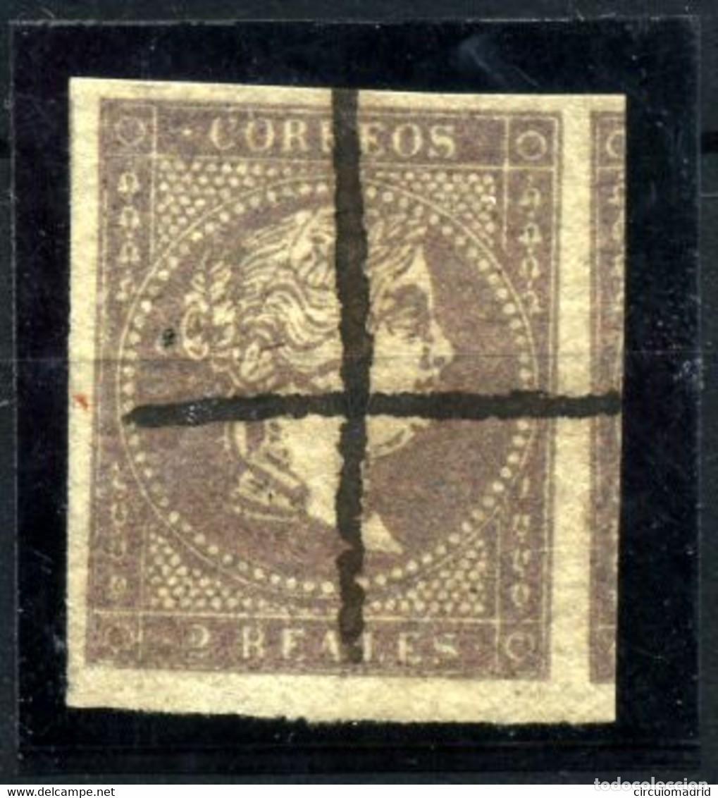 Sellos: Espa&ntilde;a n&ordm; 46 usado. A&ntilde;o 1855 - Foto 1