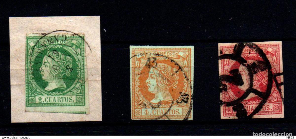 Sellos: Espa&ntilde;a n&ordm; 51/3. A&ntilde;o 1860/61 - Foto 1