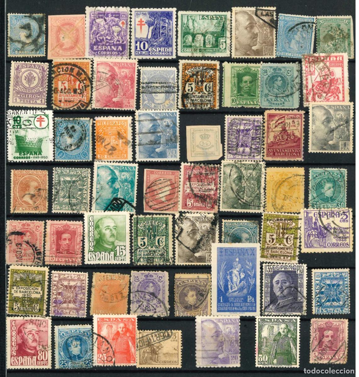 Sellos: Espa&ntilde;a. 100 sellos diferentes Primer Centenario. - Foto 1