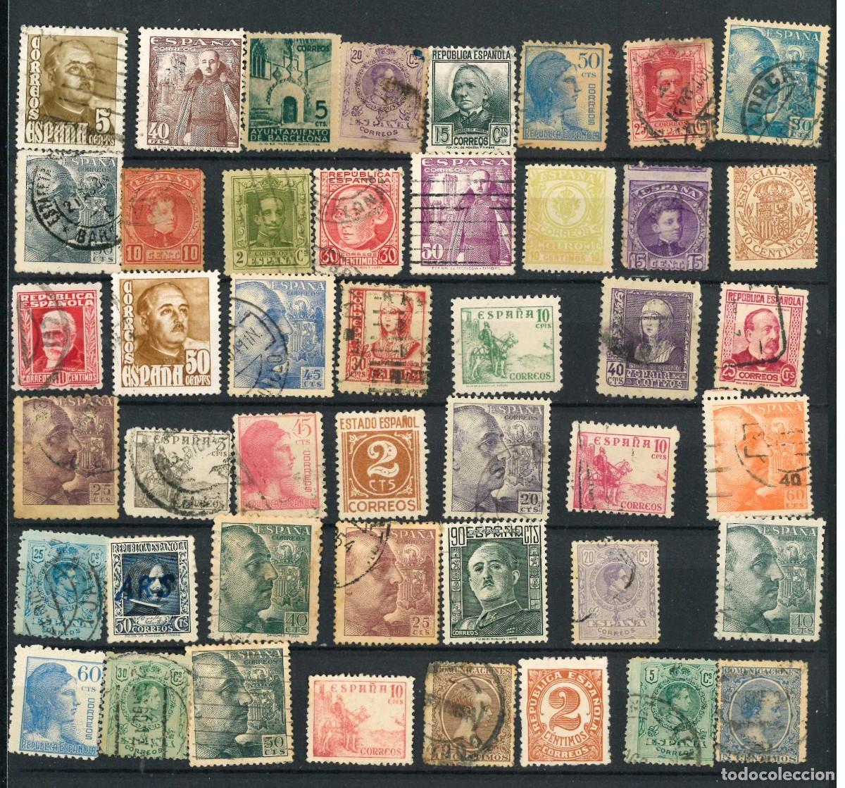 Sellos: Espa&ntilde;a. 100 sellos diferentes Primer Centenario. - Foto 2