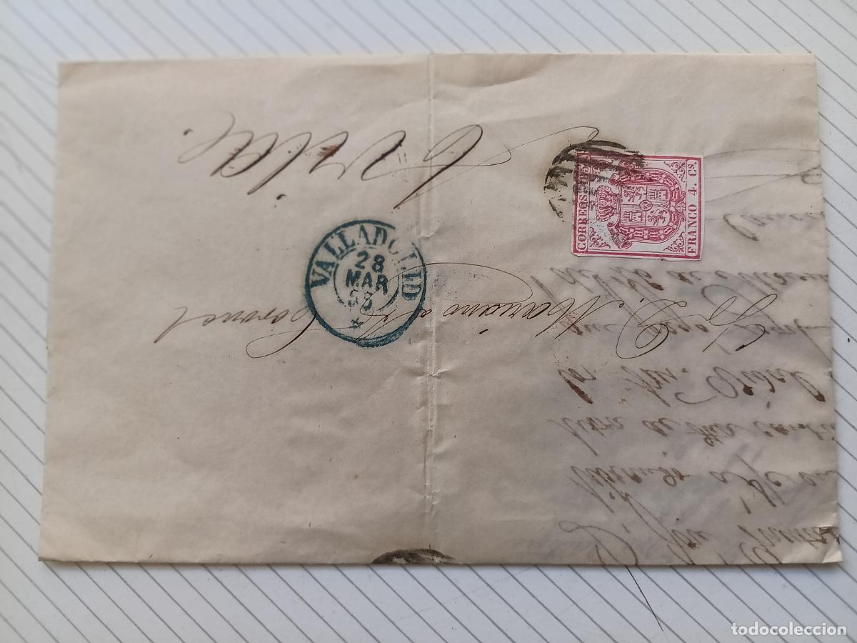 Sellos: Valladolid a Avila 1855 - Foto 1