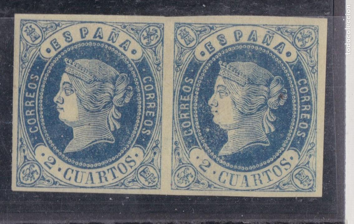 Sellos: SS43-Cl&aacute;sicos Edifil 57 Pareja NUEVOS* Centrados .LUJO