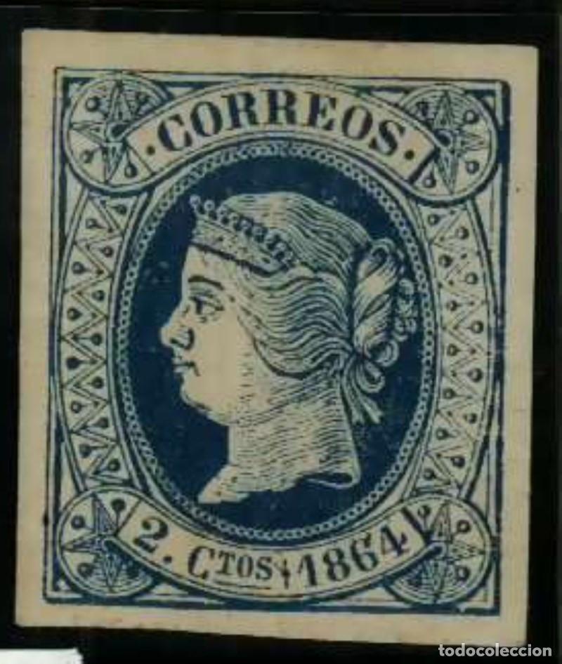 Sellos: FA2414. Emision 1-01-1864. Valor de 2 cuartos NUEVO - Foto 1