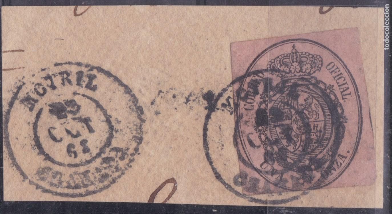 Sellos: SS9- Cl&aacute;sicos Correo Oficial Edifil 36 Usado Matasellos Fechador MOTRIL Granada